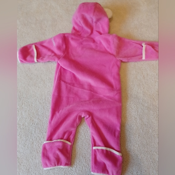 Columbia infant one-piece fleece snow suit bunting. Size 6-12 month - Picture 7 of 8